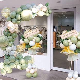 开气业气口氛布置球花篮店庆商周年创意活动场景门室347内店场铺