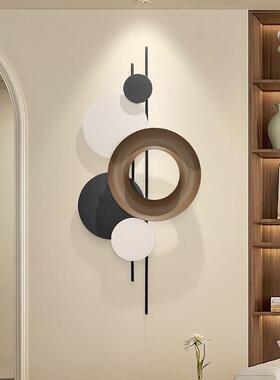 现代约入户进SIN门玄关墙廊面装饰挂艺件创简意轻奢大气走过道铁