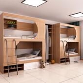 床全员工宿舍床床青年公寓床包电竞HOZ酒店宾床实木上下铁艺馆床