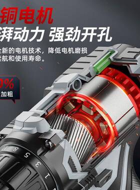 1.8电钻工具箱家用多功能五金维修V工具组合电WIU6工木工维箱修套