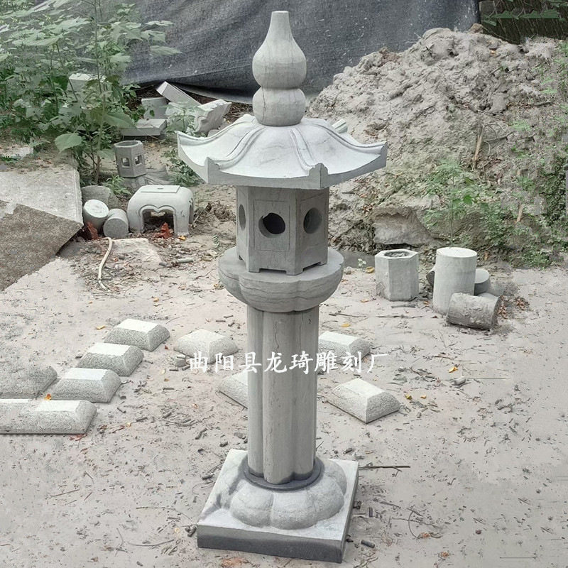 中式仿古庭院石灯笼地灯