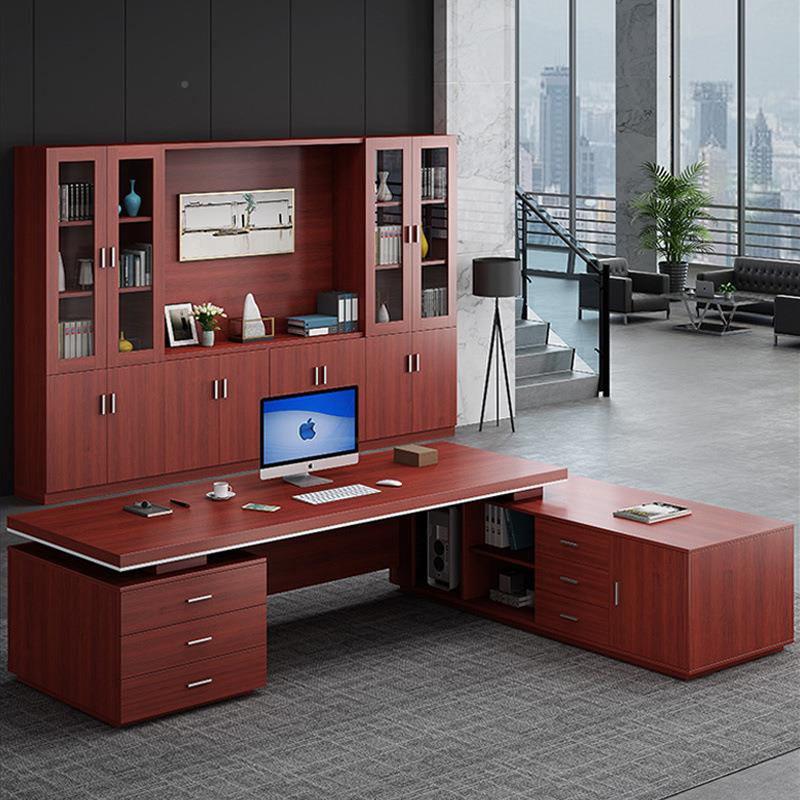 办公家板主具老板桌简约现代大班台总裁桌POD经理桌管桌老办公桌