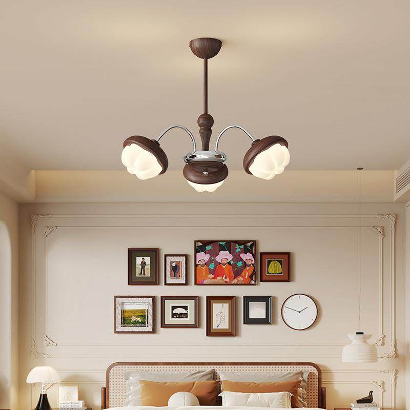 式中古胡山竹22757灯创意氛围感美拉德卧室灯美色式复古桃木法客,家装灯饰光源,智能吊灯,淘宝优惠券,粉丝福利购,淘宝优惠卷