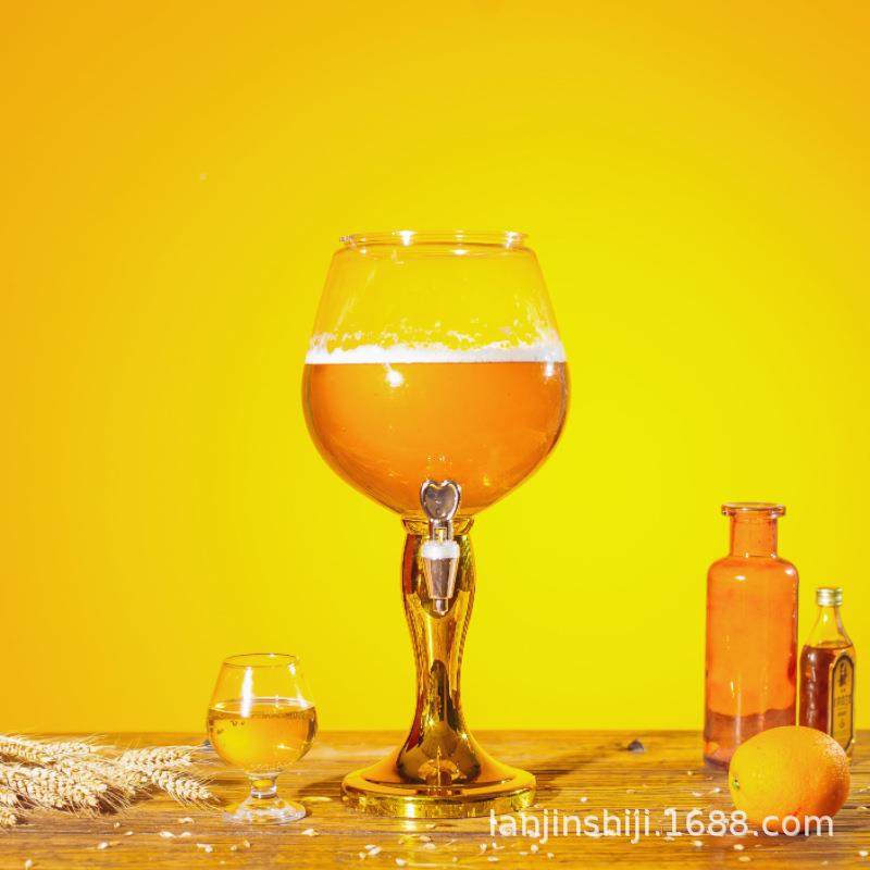 饮酒店餐酒啤酒桶KTV酒吧发光器皿可插酒敦敦款酒具瓶酿啤精酒分,餐饮具,分酒器,淘宝优惠券,粉丝福利购,淘宝优惠卷