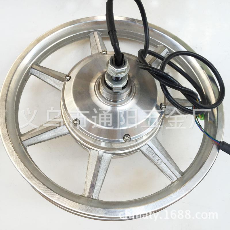 电动KTA叠自行无齿刷有折14寸轮毂电机36v/车48v350w高扭矩易爬坡