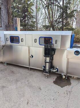 箱商ZRF转周筐清洗机鸡蛋全自动用清洗设备烘干式双层自动洗筐机