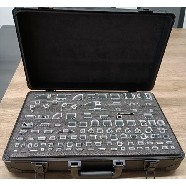 工厂直销LED线条灯挤压铝槽外壳套件灯槽样品箱led铝型材