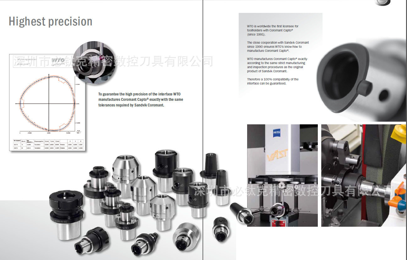 马扎克MAZAK车床床WTO动力capto刀座C6-TLE-MZ50V