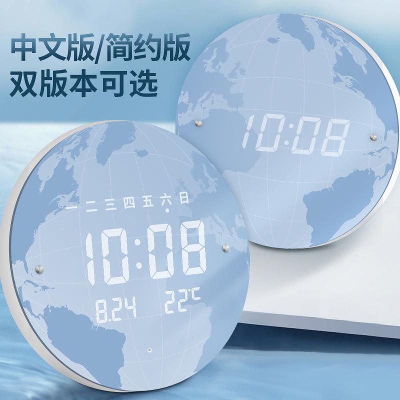 用简约家挂墙钟客厅时尚表创意网挂钟轻奢装饰TM06现红代个性LED