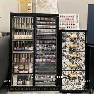 V林7平底美甲店收件纳4柜烘查看详情焙磨具柜A文柜抽屉家式甲油胶