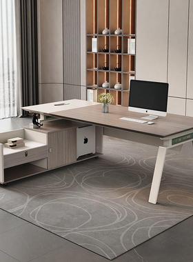 3tsB43C7de办公桌简约现d代主管桌端经理办公室桌高时老尚板