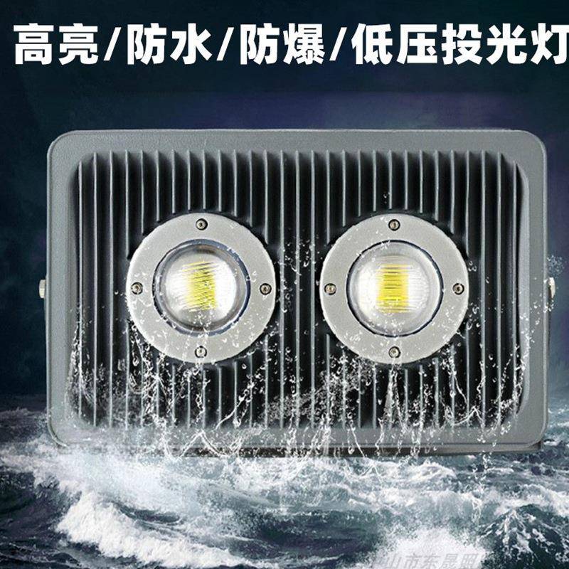 低压IZX投光灯户防水船用市灯具12v24v36直流v夜照明渔船外探照灯