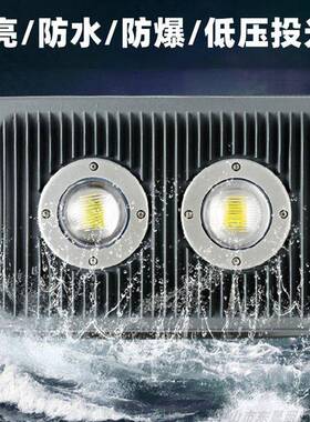 低压IZX投光灯户防水船用市灯具12v24v36直流v夜照明渔船外探照灯