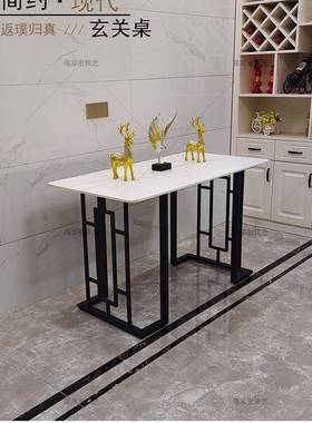 A6货铁艺不锈钢桌架EHX桌桌腿桌T脚餐台脚桌子腿现吧台金属书茶几