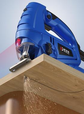 威电动12666曲线家用电锯多功能锯手木持木板线锯猛小型切割机工