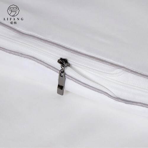 拉链款DT002蚕被手工桑蚕丝丝被链二合一拉子母被被双宫全棉蚕丝