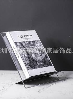 代轻奢亚力书架展示克架摆件样板房售PZX装楼处客厅书房软现饰品