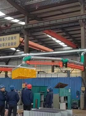 自由位移动BR201907换焊接尘臂折叠式丝机吸悬臂万向吸烟臂型送号