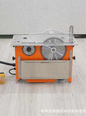 无刷除尘自动升子母锯降不锈钢台面牢固台锯推厂家JT-33332批量