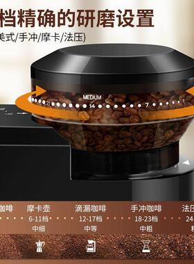 2025新促式销豆研磨手机电动家用PP247Eis小型研款磨机冲意磨豆机