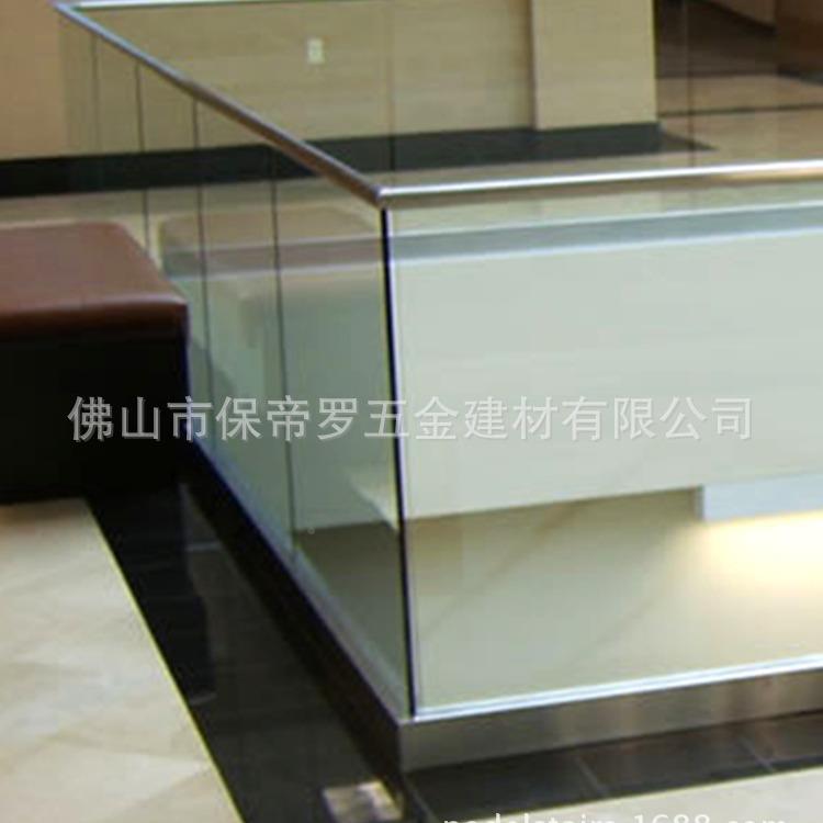 玻璃护栏栏地槽栏护卡槽护不锈钢包边护栏栏6546厂家护楼梯护栏
