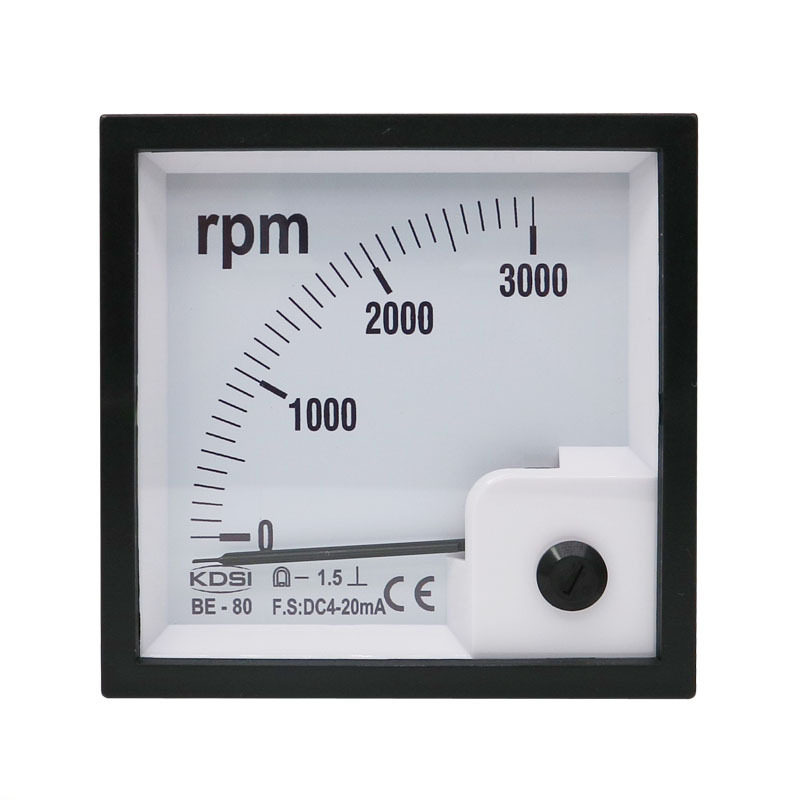 KDSI康的斯指针式转速表BE-80 DC4-20mA 3000rpm 毫安电流表