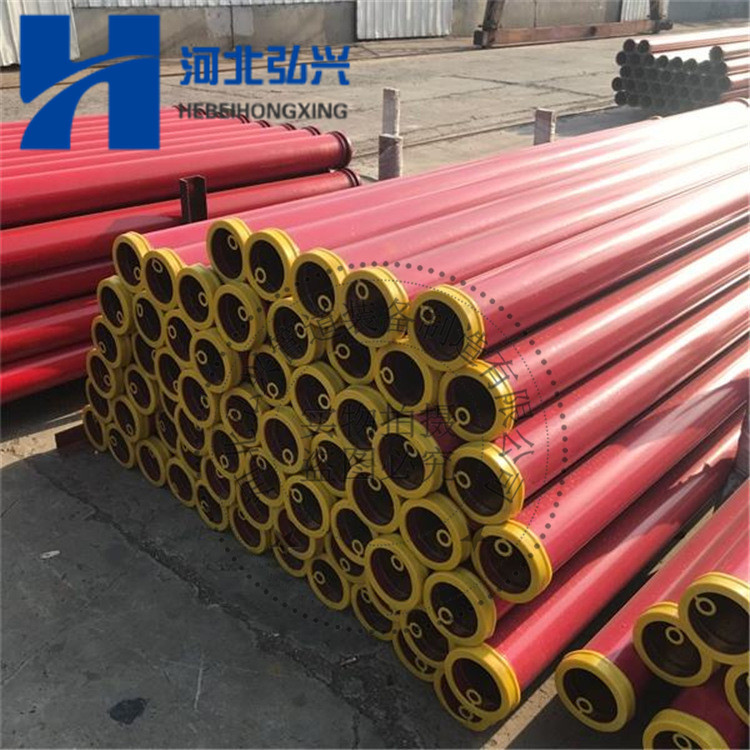 DN125*3000双层耐磨泵管 2-5万方双层泵管 烤漆