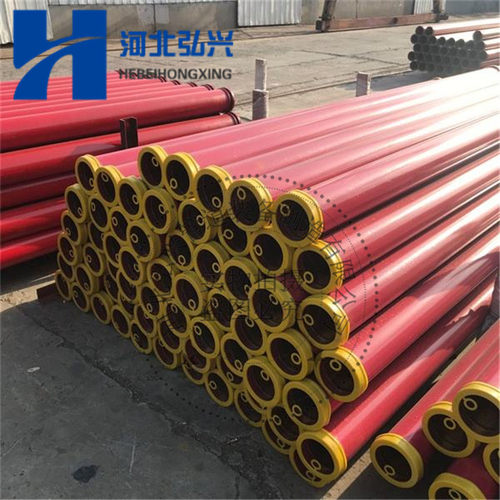 DN125*3000双层耐磨泵管 2-5万方双层泵管 烤漆