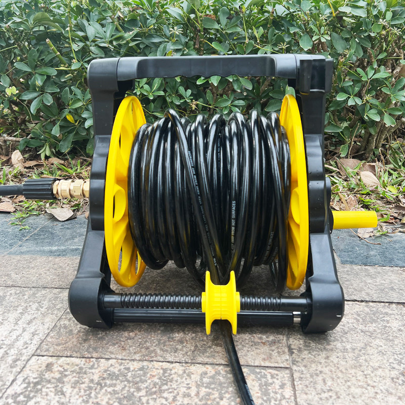 洗车机卷管器高压水管收卷器收纳架自动排管钢丝防爆高压清洗