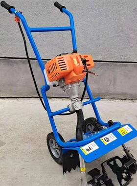 推机车式锄草油动力园小型除IHV草机汽田大棚无死角旋耕松土割草