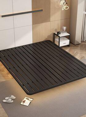 简约悬浮床.米.米意式铁轻奢无人床架头床架双铁床公UUJ寓床直销