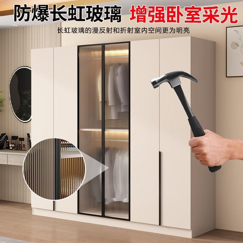 实木衣柜无品牌/家用卧室用简约衣现户代出租房对开门橱简易小型