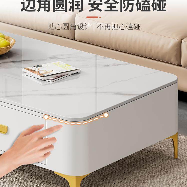 岩茶FCP几客厅家轻奢现代202户5新款简约现代小板型电用视柜茶几