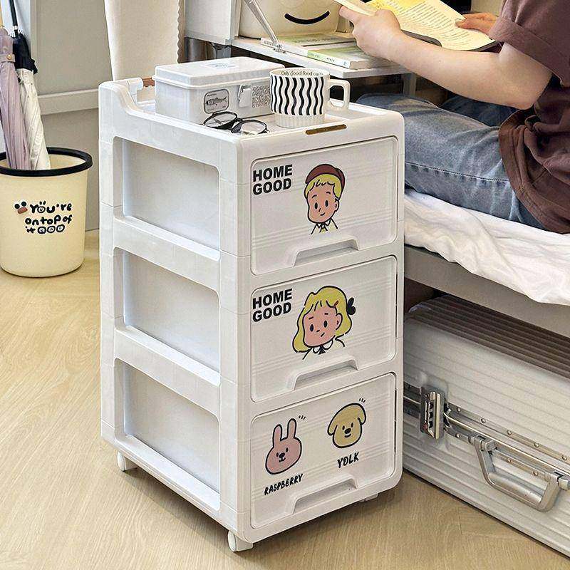 可公移动地置物架桌大抽屉式下办室宿落舍家用储物书桌收纳小GNX