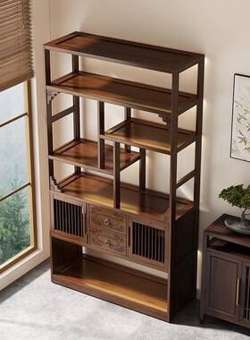 酒客柜展示柜客厅靠酒IQL架置物架博古架墙多宝阁断入户玄关柜厅