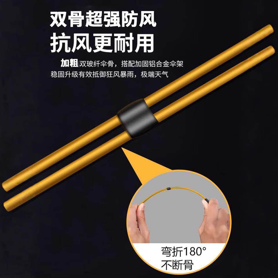 6骨特CQJ大雨伞全动加大号加固男反向伞D晴雨两用抗风暴1自雨LE灯