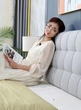 板网红靠新款头靠垫靠背软包榻榻米床大自粘靠枕床罩床床UTQ上垫