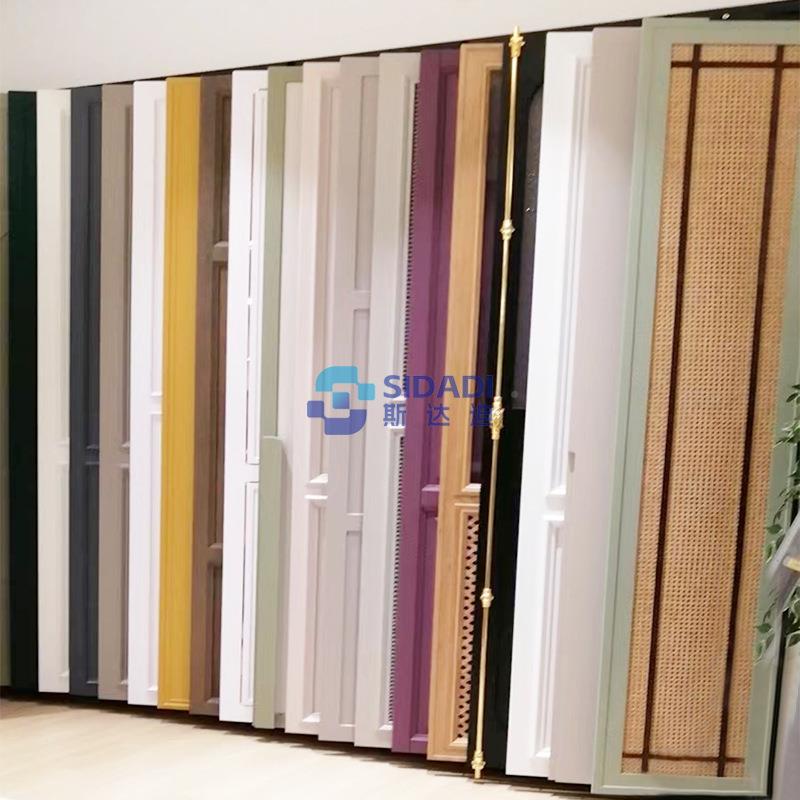 直供衣柜门木572厂展示架工翻页门展架多功能色板展柜生态板展具