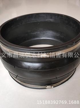 10mm0管外径卡箍式1橡胶软接头KXT/JGD1/114水管道卡箍8连接橡胶