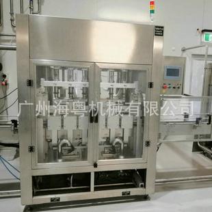 全自直线式瓶机玻璃瓶料塑料瓶洗饮瓶擦瓶机灌装动配套HYSF-02机