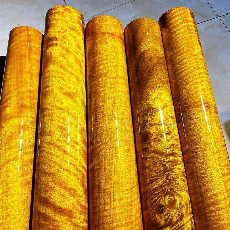 金丝木原木金丝水波纹原木风水柱工楠艺料FPV工艺品圆木