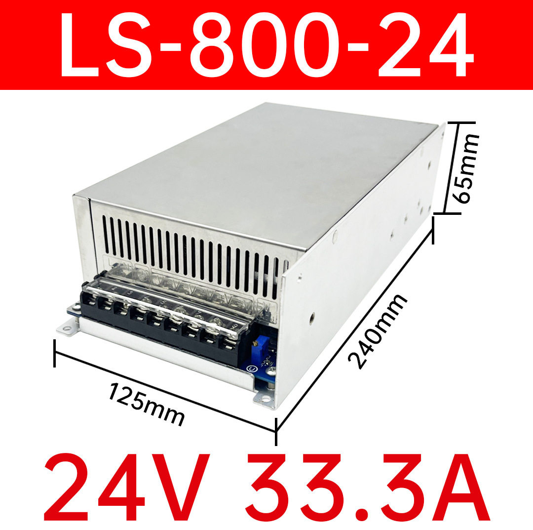 S-800W1000WAC220转12V14V24V48130伏稳压直流雕刻机可调开关电源