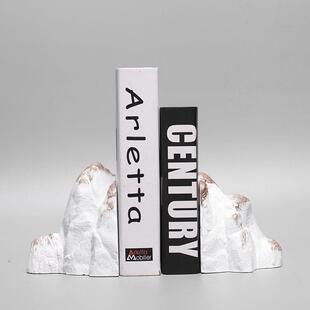 新中式后现代家居软装饰品创意客厅书房办公室摆件样板房书靠摆设