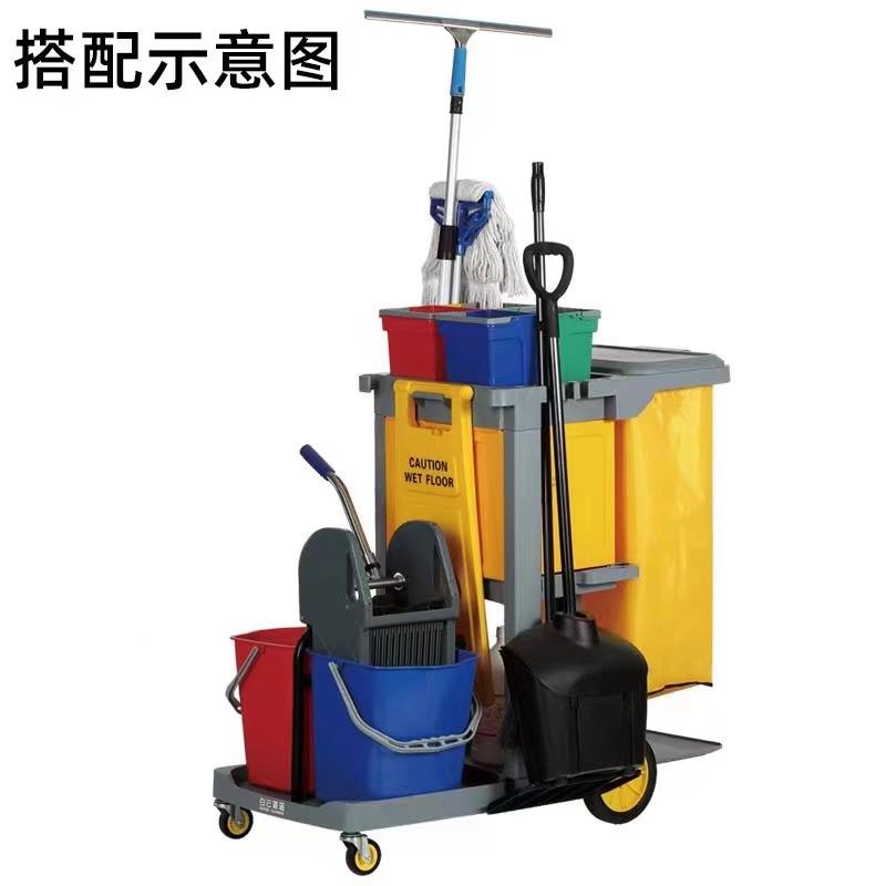 白云清洁洁车保多功车105能手推车酒布店客房专用工具车物业草卫