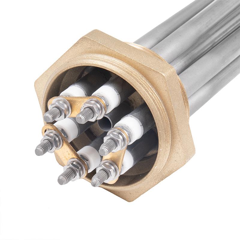 家直厂220V2KW螺纹法兰水箱电加热管30销不锈钢工业炉加热电水箱4