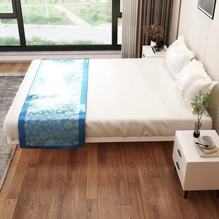 悬浮现代简约无床头单床架排骨架空悬床家用主卧双681人加密铁艺