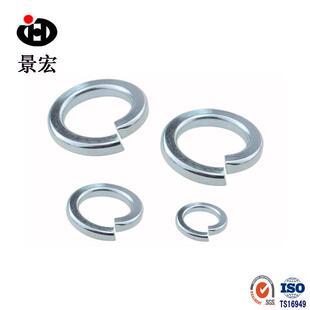 蓝白锌弹簧垫圈GB9弹高度垫65M强n弹簧钢高强度弹簧垫片M43198