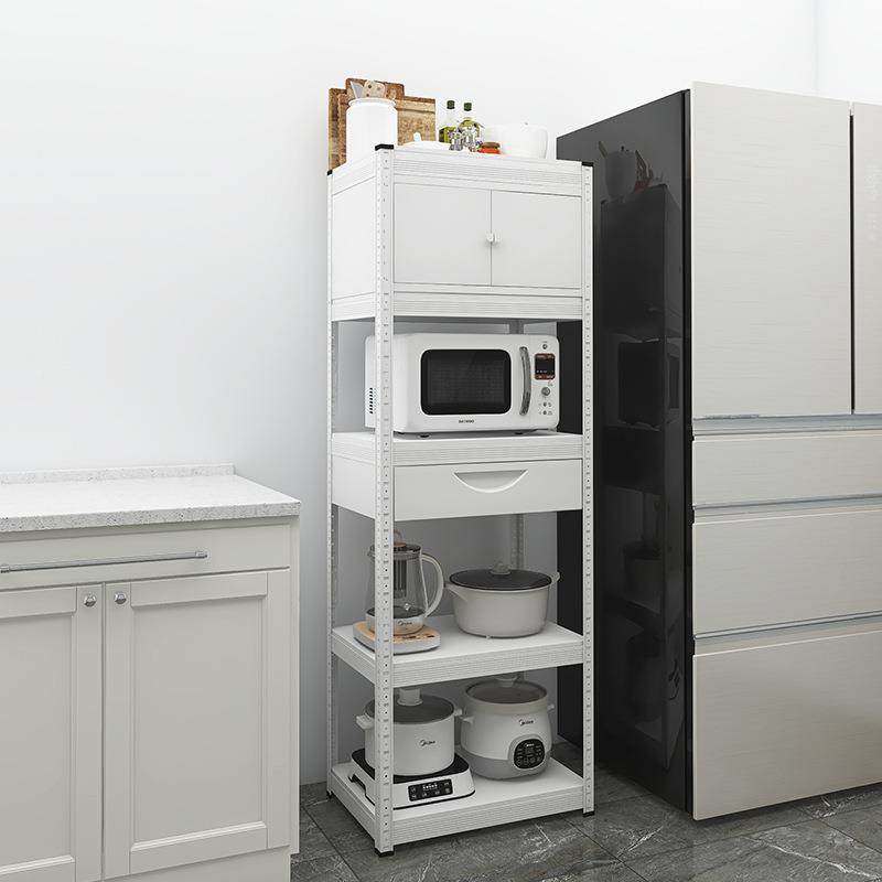 抽厨组合文件房架五层带门屉落微波炉储物源地头工厂免打孔,收纳整理,书桌收纳置物架,淘宝优惠券,粉丝福利购,淘宝优惠卷