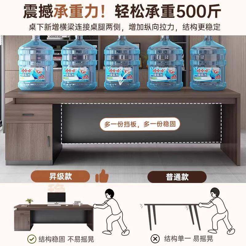 办公桌老单人员无品牌/板工位书桌简约办公室桌椅组合桌台式领导