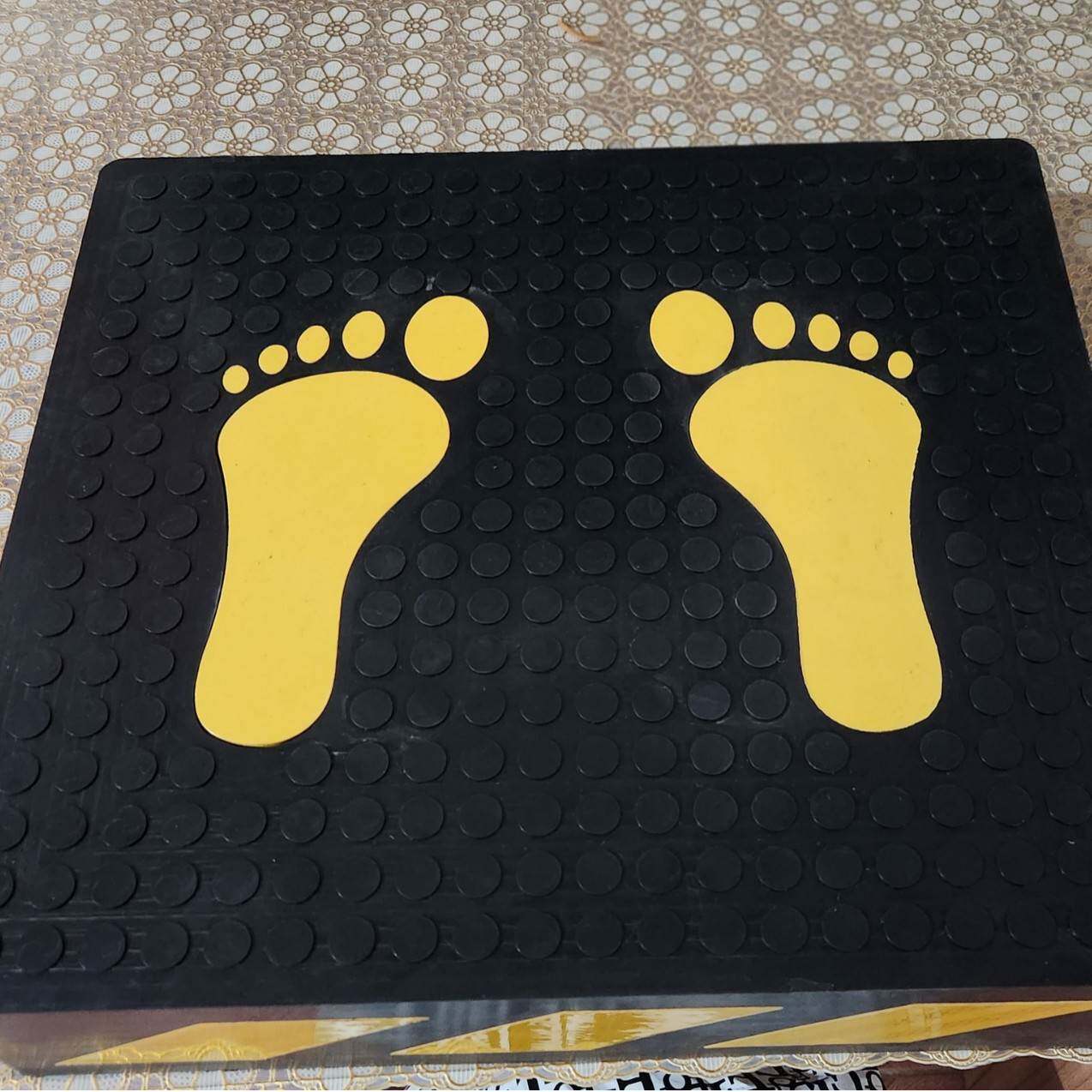橡胶安检口脚踏台站岗台安检站方形站台踩安检台监狱台检查